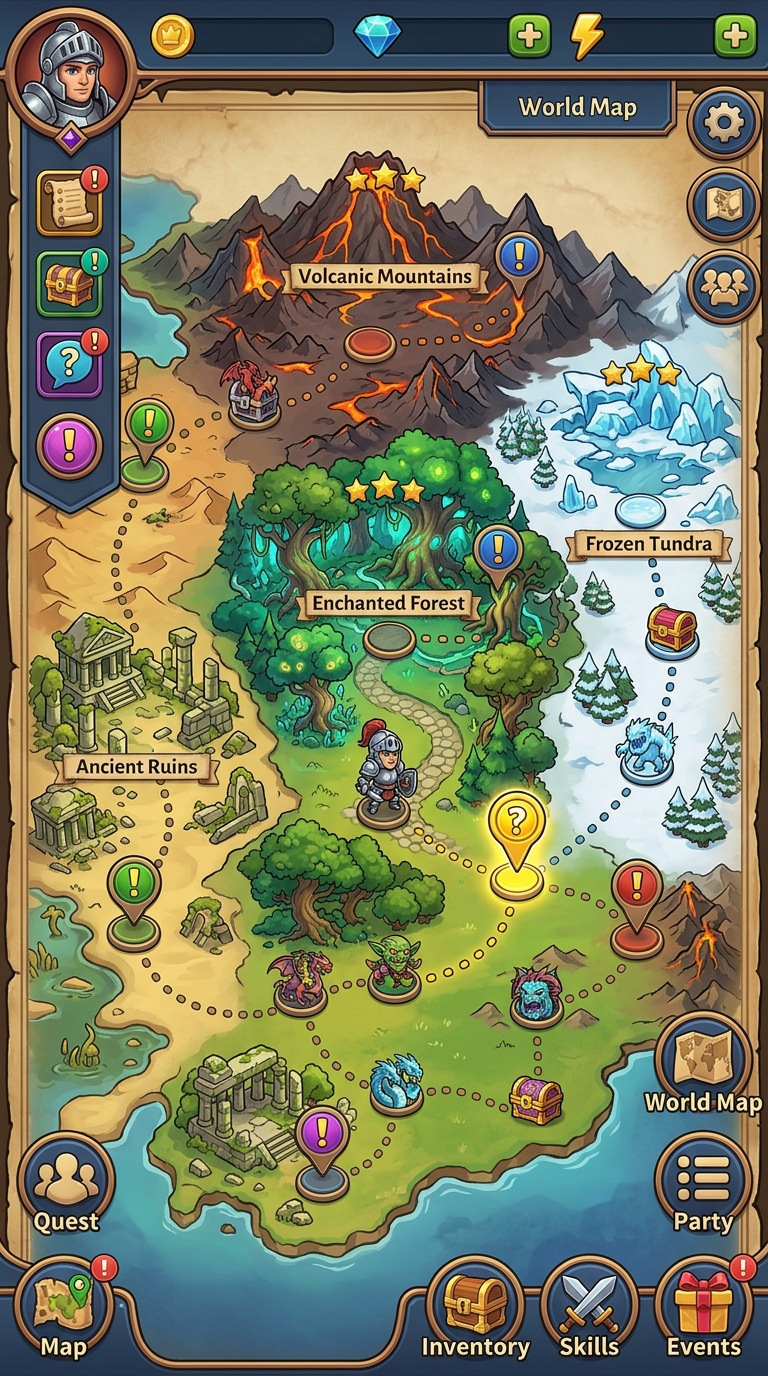 MonsterQuest แผนที่ผจญภัย - ตะลุยดันเจี้ยน
